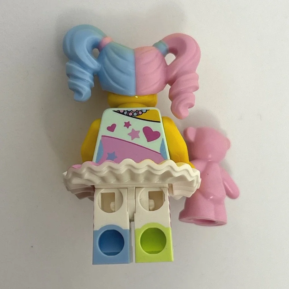 LEGO Ninjago Movie N-POP Girl Minifigure 71019 Teddy Bear Pink Blue CMF